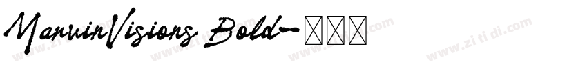 MarvinVisions Bold字体转换